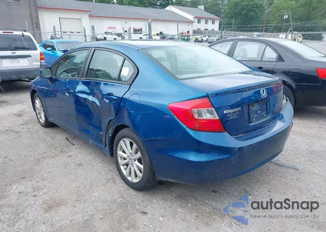 2012 Honda Civic Ex-L z USA, uszkodzony, nr VIN 2HGFB2F97CH549069